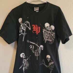 Broken Promises "My Friends Have Become My Demons" Skeleton Graphic Tee - M